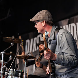 Optreden bij Blues'm (foto Freek van Buul)